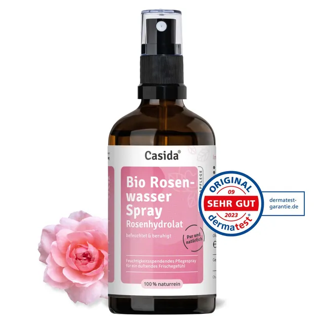 casida-aromatherapie-bio-rosenwasser-spray-rosenhydrolat-beruhigend image 1