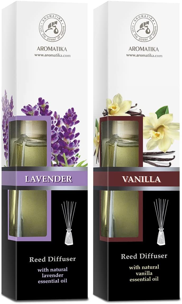 aromatika-reed-vanille-lavendel-diffuser-set-2x100-ml-st-bchen image 1