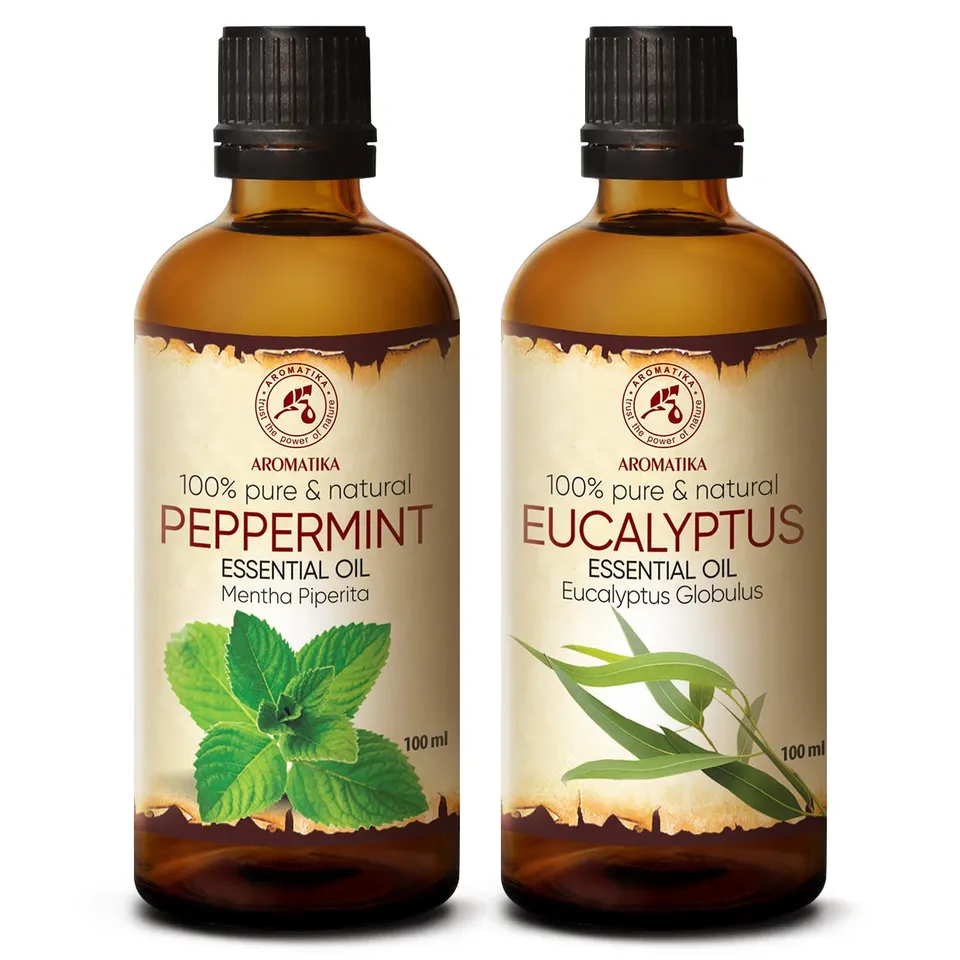 aromatika-pfefferminz-eukalyptus-therische-le-2x100-ml image 1