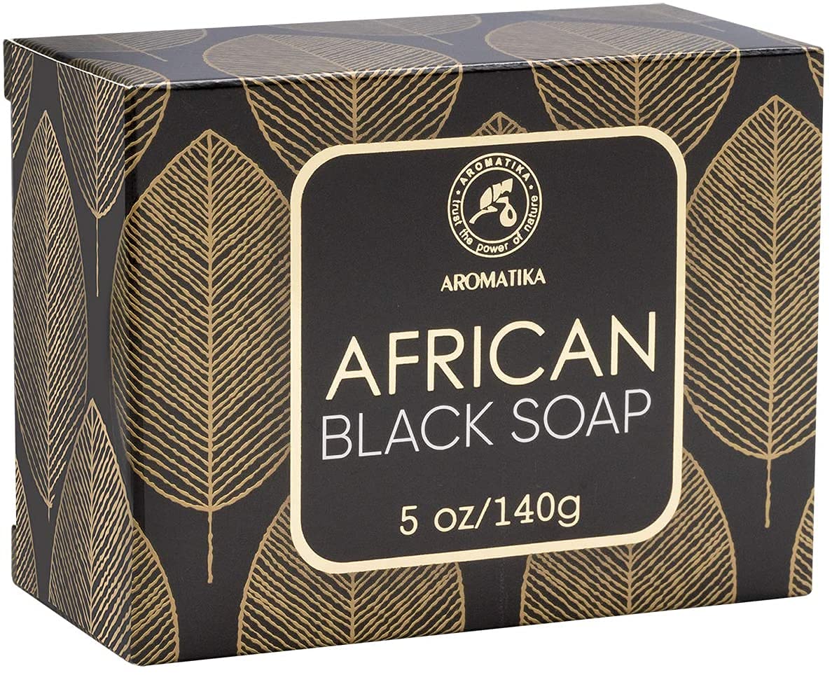 aromatika-afrikanische-schwarze-seife-140g-sheabutter image 2