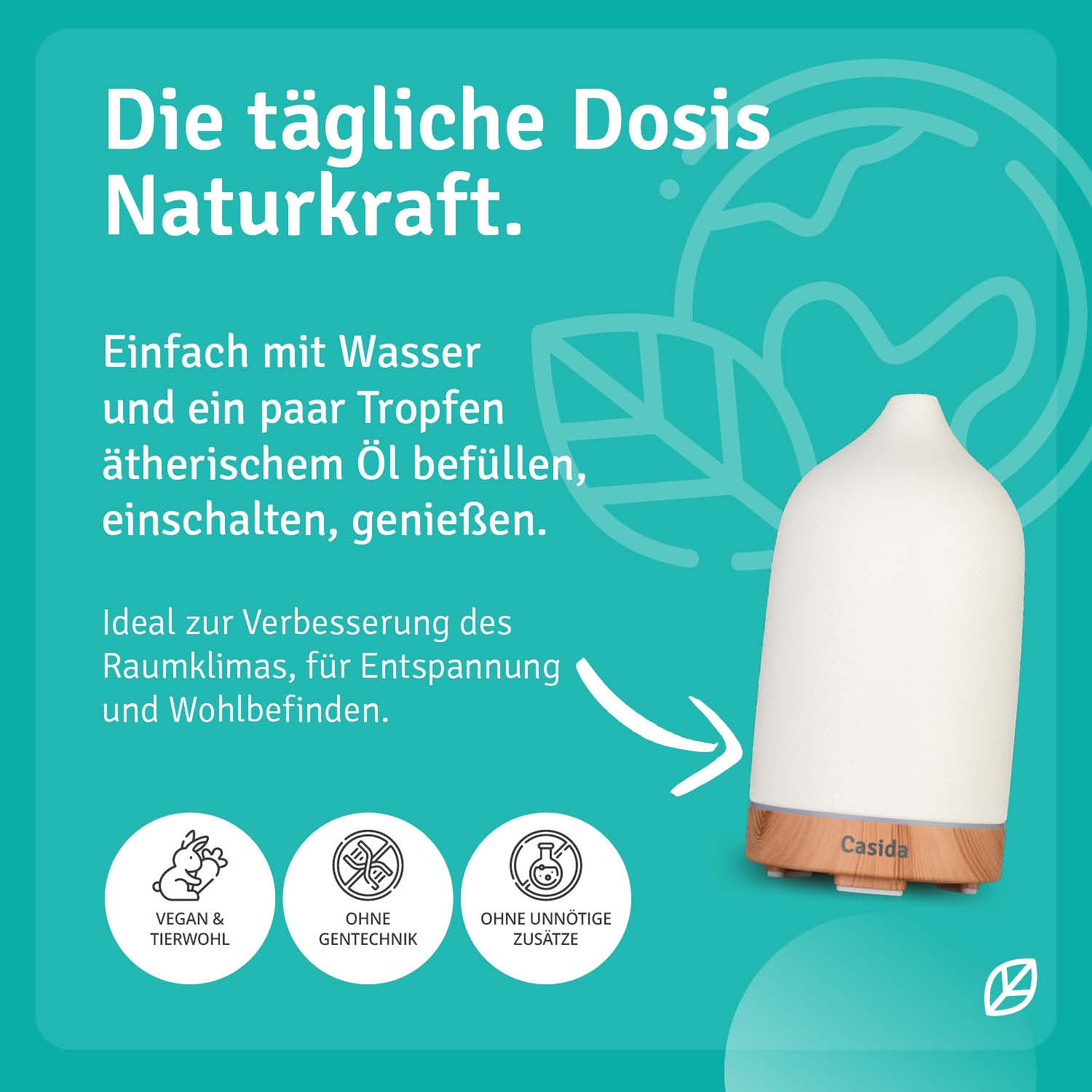 casida-keramik-diffuser-mit-6-d-ften-aroma-diffuser-wei-mit-led image 2
