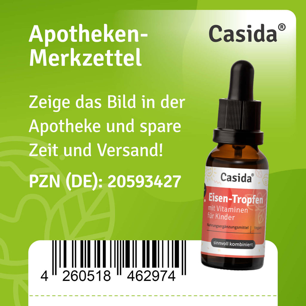 casida-eisen-tropfen-kinder-mit-vitamin-c-30-ml-vegan image 2