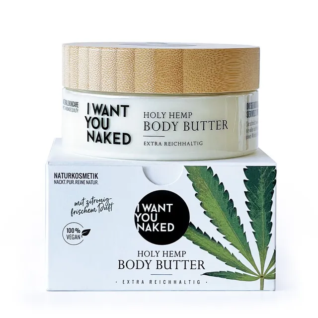 i-want-you-naked-k-rper-holy-hemp-body-butter-hanf-200-ml image 1