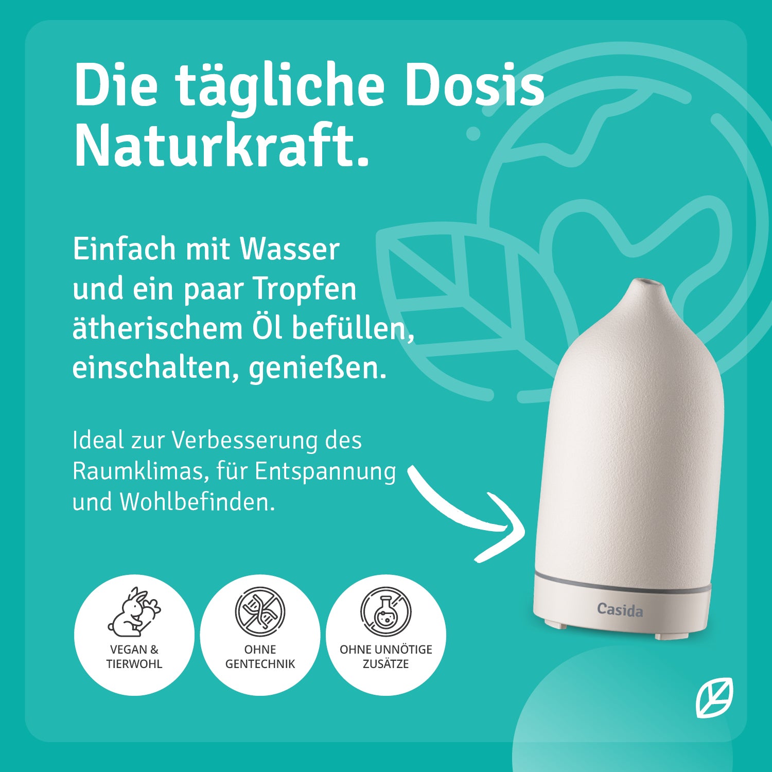 casida-aroma-diffuser-keramik-diffuser-wei-120-ml-led-ultraschall image 3