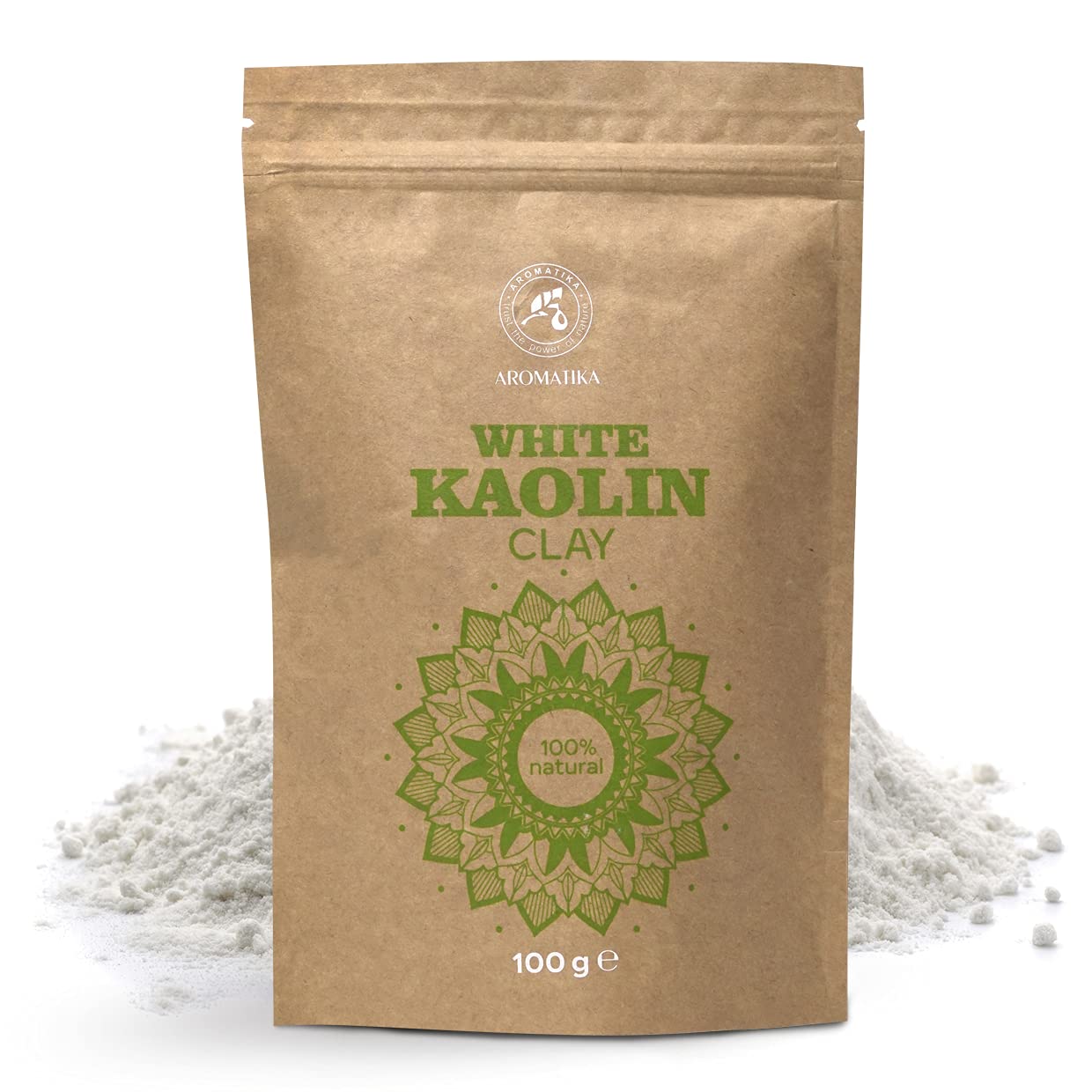 aromatika-kaolin-wei-e-tonerde-pulver-100g-gesichtsmaske image 2