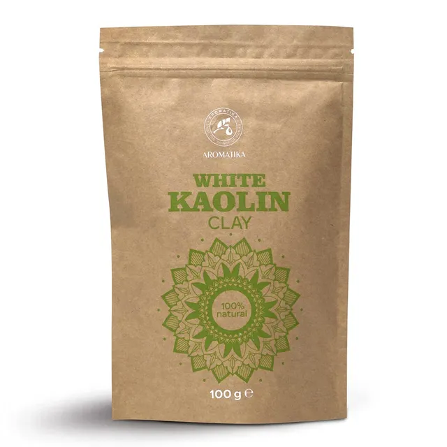 aromatika-kaolin-wei-e-tonerde-pulver-100g-gesichtsmaske image 1