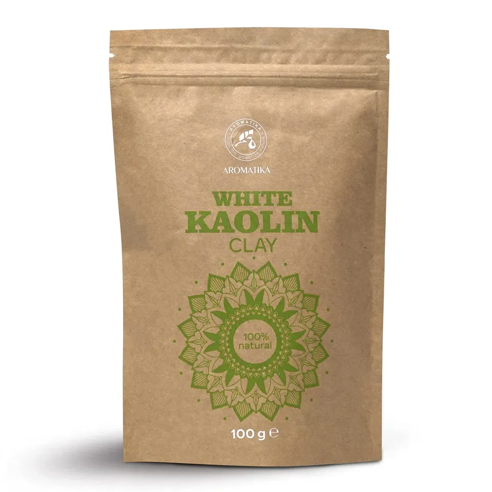 aromatika-kaolin-wei-e-tonerde-pulver-100g-gesichtsmaske image 1