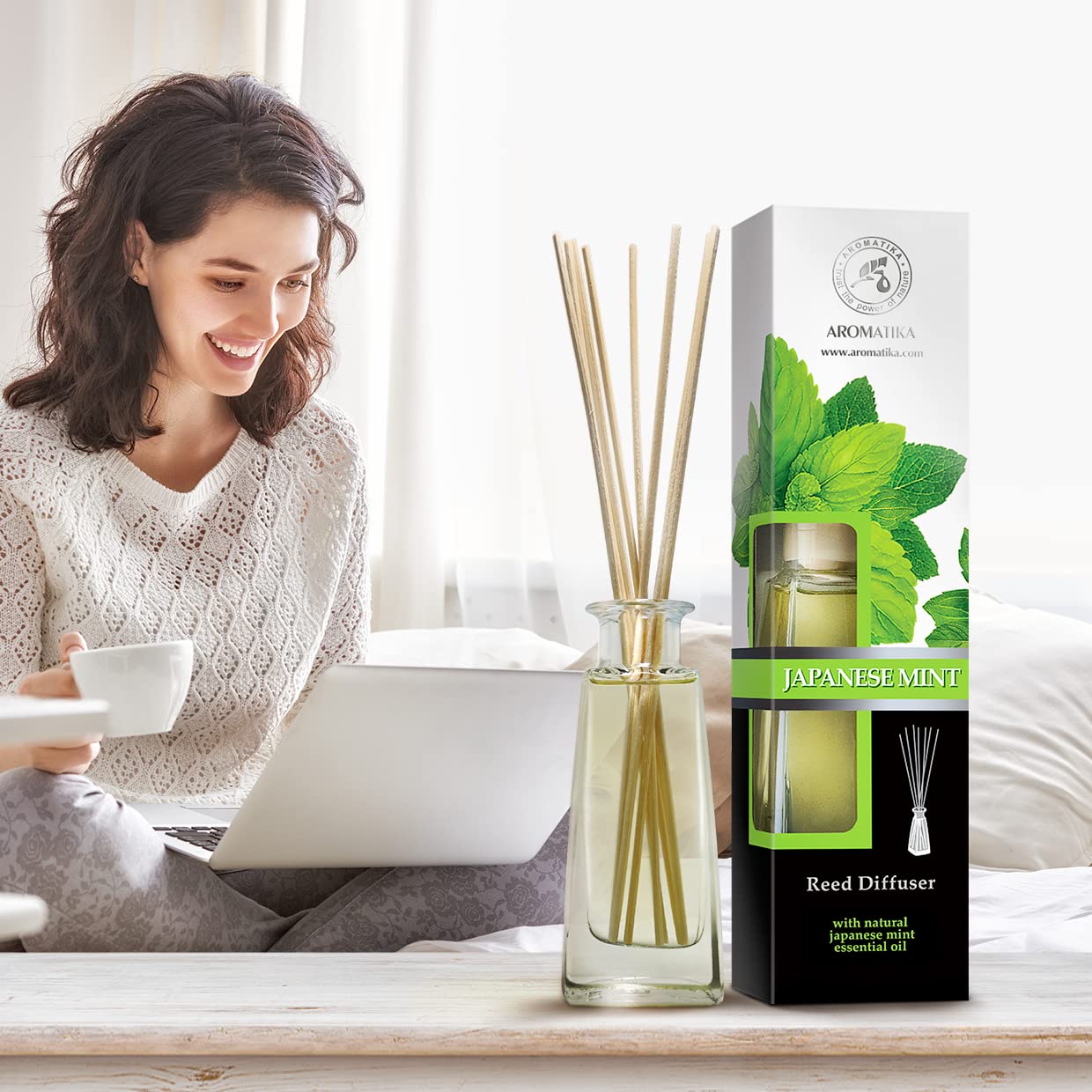 aromatika-reed-diffusers-raumduft-diffuser-100-ml-japanische-minze image 2