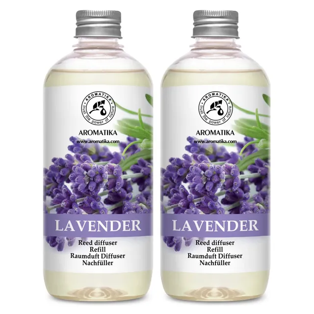 aromatika-refill-reed-diffuser-lavendel-nachf-ller-2x500-ml image 1