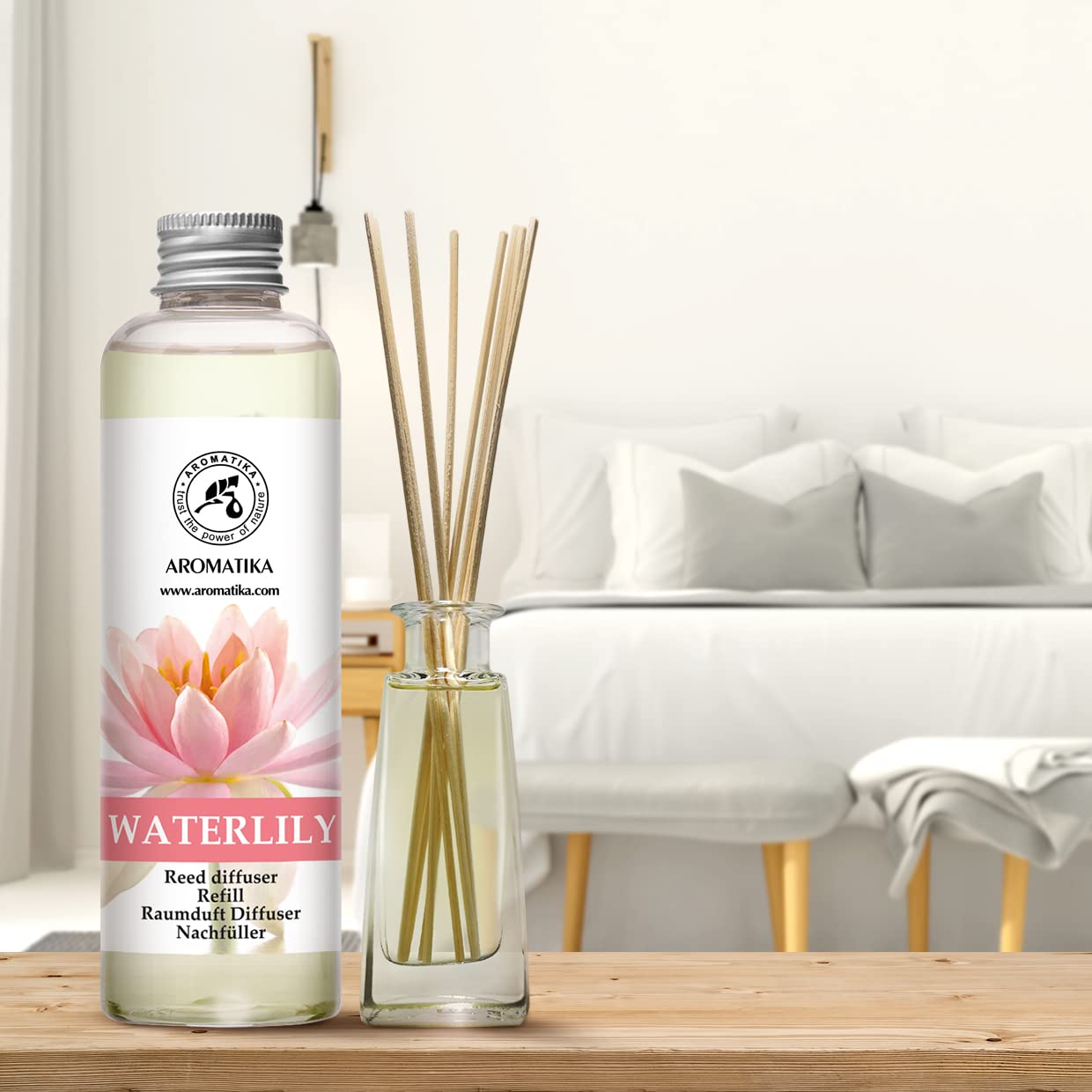 aromatika-seerose-raumduft-nachf-llflasche-200-ml-blumig-refill image 3