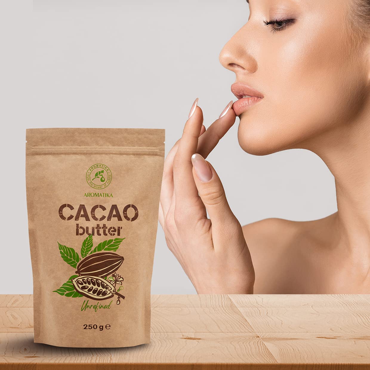 aromatika-cacao-butter-250-g-kakaobutter-unraffiniert image 8