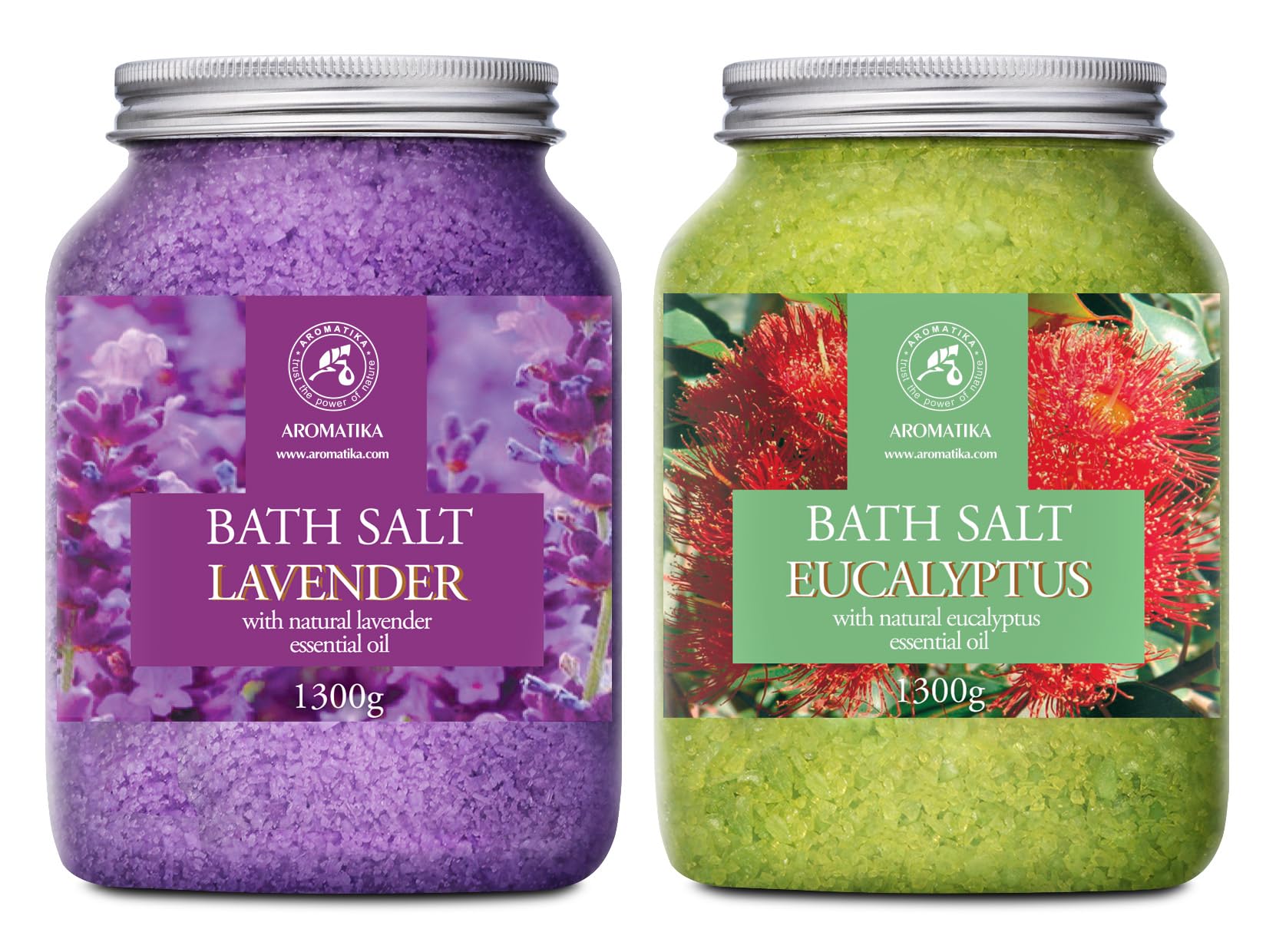 aromatika-bath-salts-badesalz-lavendel-eukalyptus-2x1300g-meersalz image 1