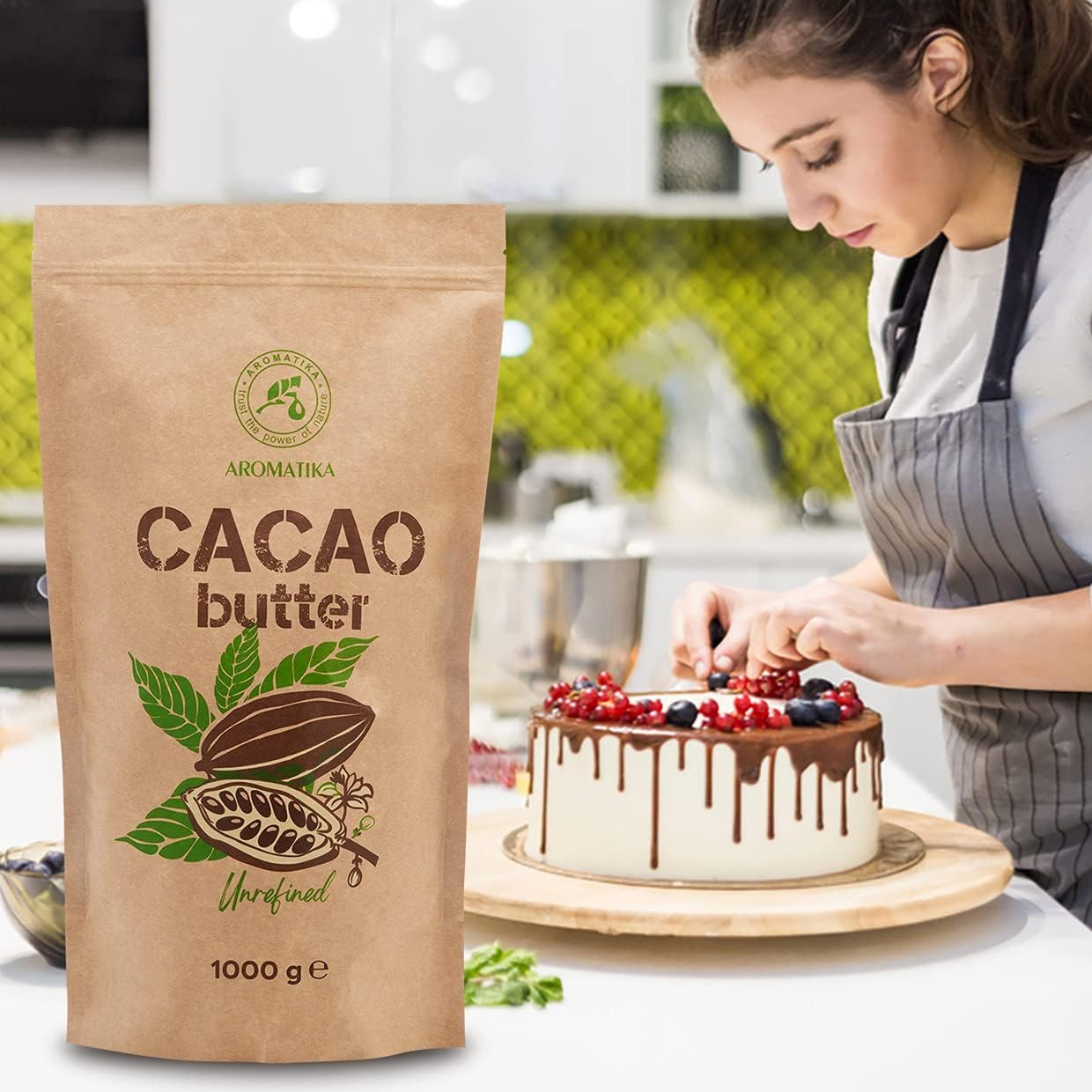 aromatika-body-butters-cacao-butter-1000-g-unraffiniert image 5