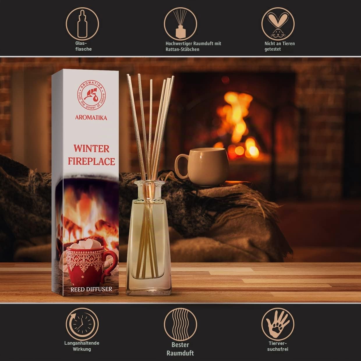 aromatika-reed-diffuser-winter-kaminfeuer-raumduft-100-ml-holzig image 5