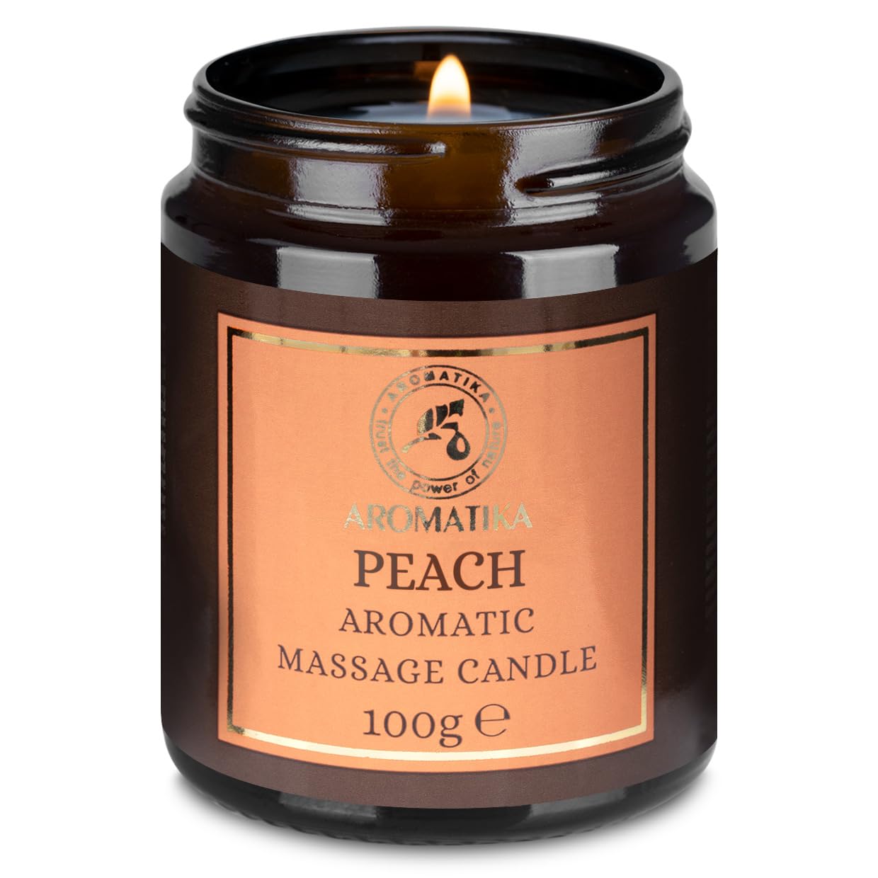 aromatika-massagekerze-pfirsich-100-g-sojawachs-kokos-l image 1