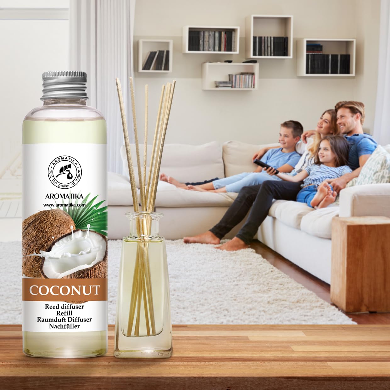 aromatika-raumduft-nachf-llflasche-kokos-200ml-diffusor image 4