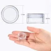 casida-aroma-mini-cream-jar-5-ml-cremedose-schraubdeckel-transparent image 1