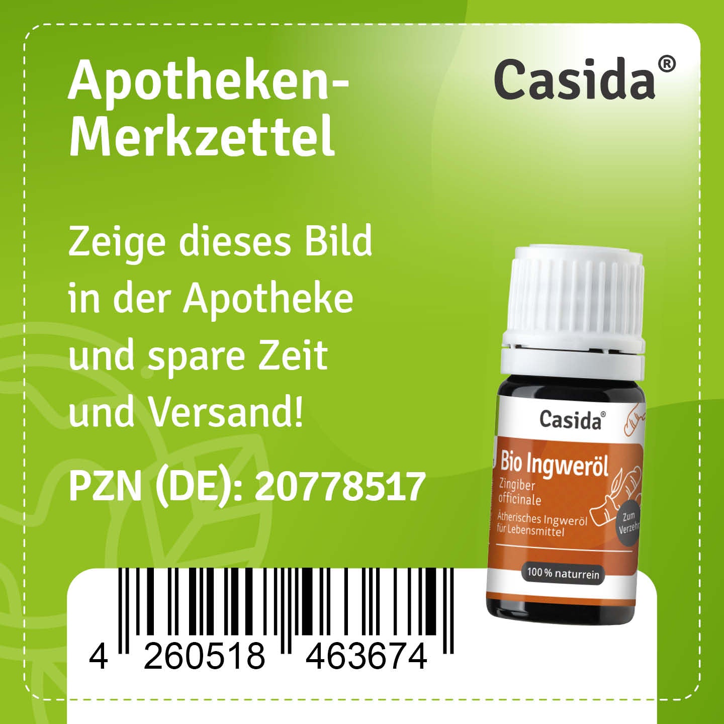 casida-aromatherapie-bio-ingwer-l-lebensmittel-10ml image 2