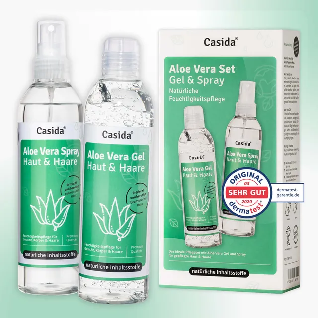 casida-aloe-vera-set-gel-spray-feuchtigkeitsspendend image 1