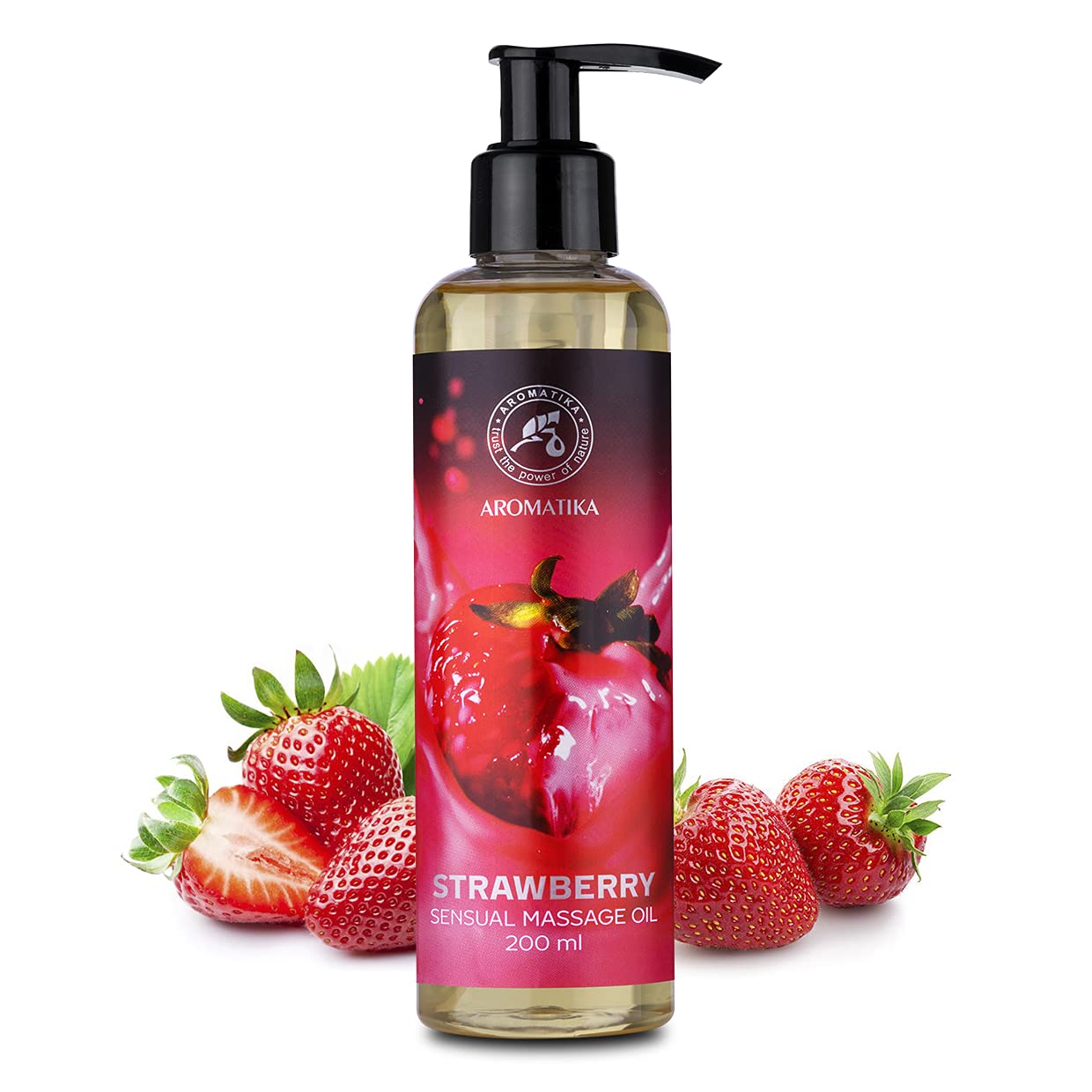 aromatika-erdbeere-massage-l-200-ml-mit-mandel-l-traubenkern-l image 2