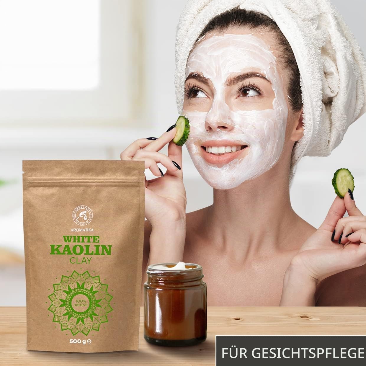 aromatika-wei-e-tonerde-kaolin-pulver-500g-gesichtsmaske image 5