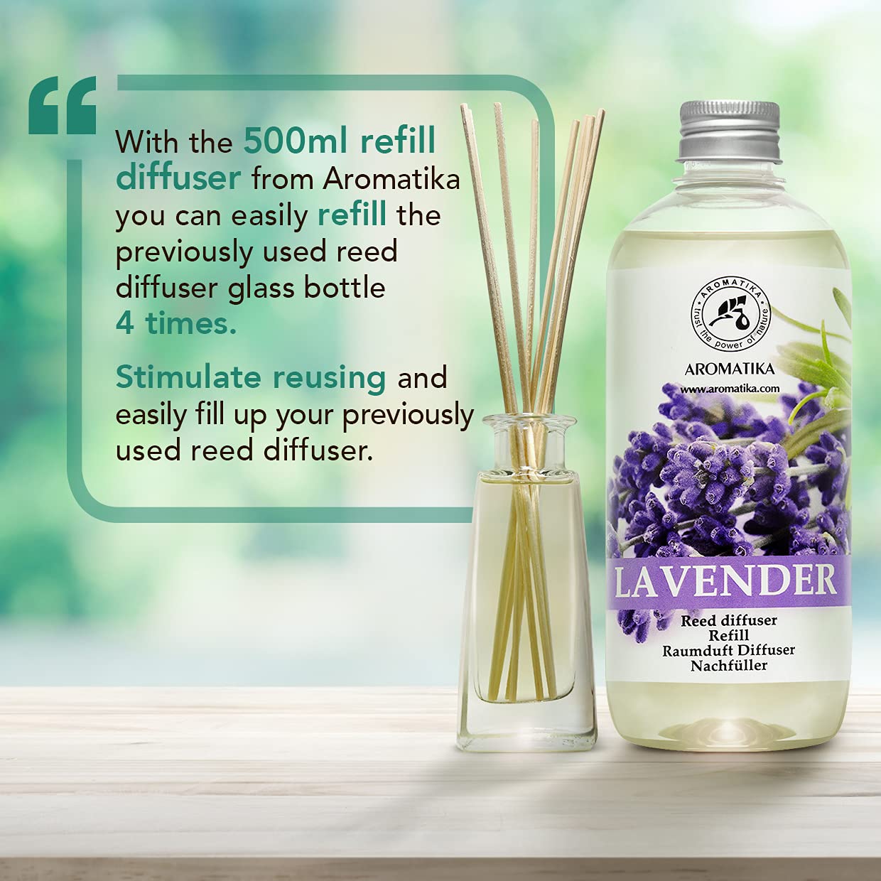aromatika-refill-reed-diffuser-lavendel-nachf-llflasche-500-ml image 4