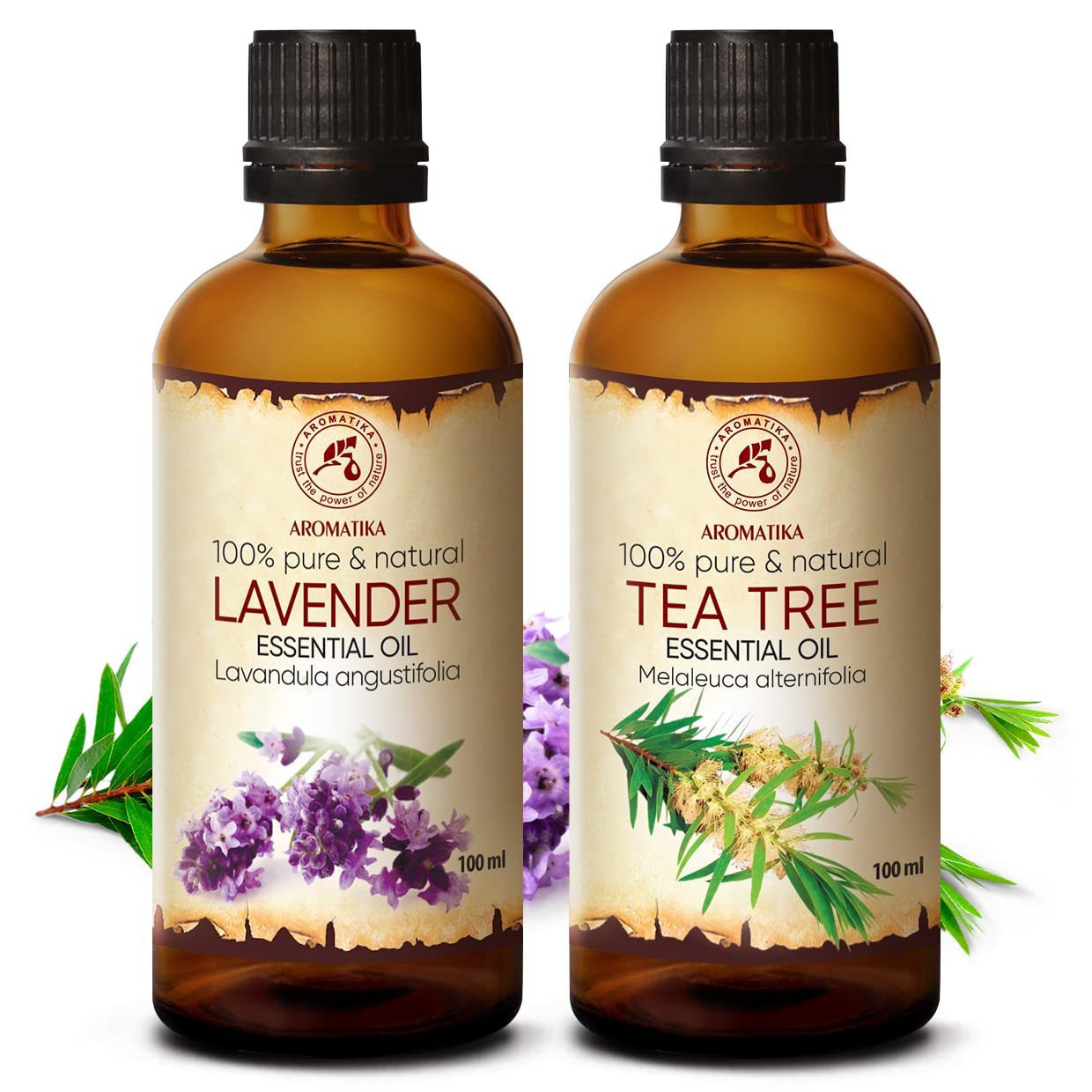 aromatika-essential-oils-set-lavendel-teebaum-2x100-ml image 2