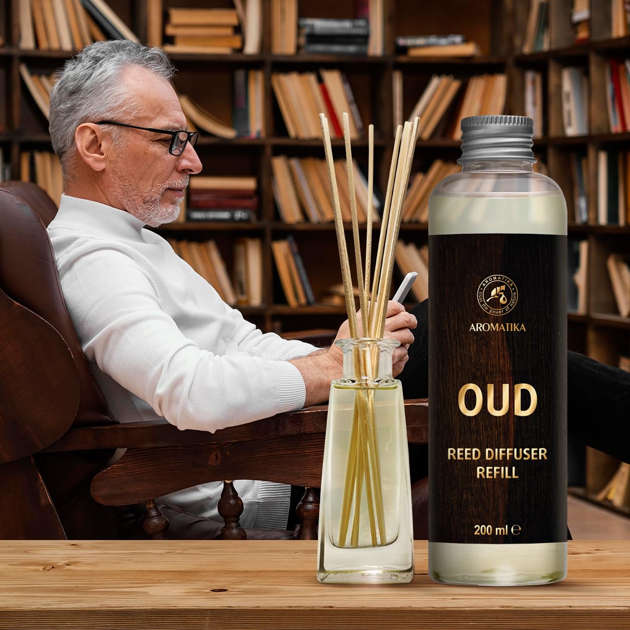 aromatika-refill-reed-diffuser-nachf-llung-oud-200-ml-holzduft image 8