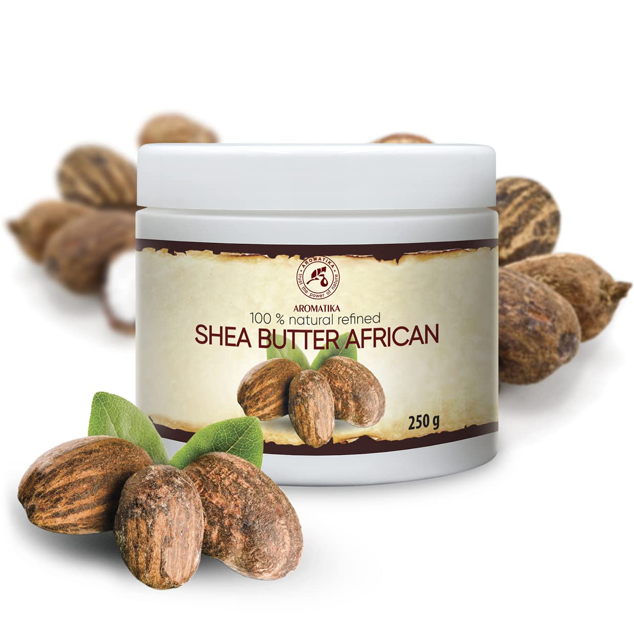 aromatika-sheabutter-raffiniert-k-rperbutter-250-g image 2
