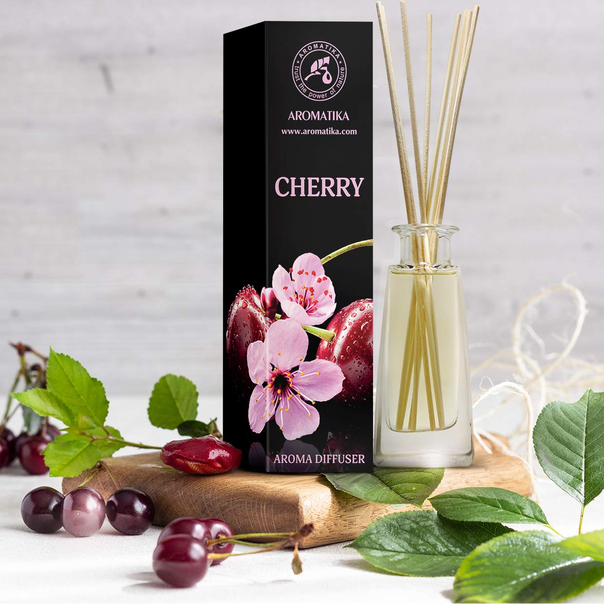 aromatika-reed-diffusers-kirsche-raumduft-100-ml-st-bchen image 5
