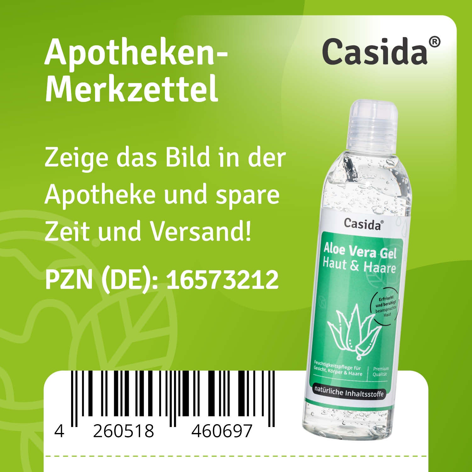 casida-aloe-vera-gel-feuchtigkeitsbooster-after-sun-gel image 2