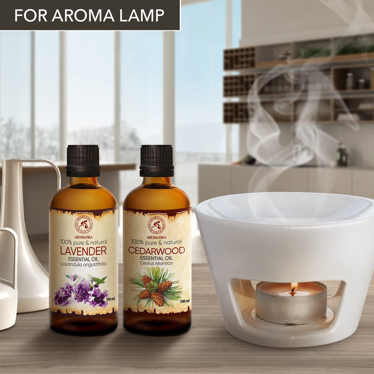 aromatika-therische-le-set-lavendel-zeder-2x100ml image 3
