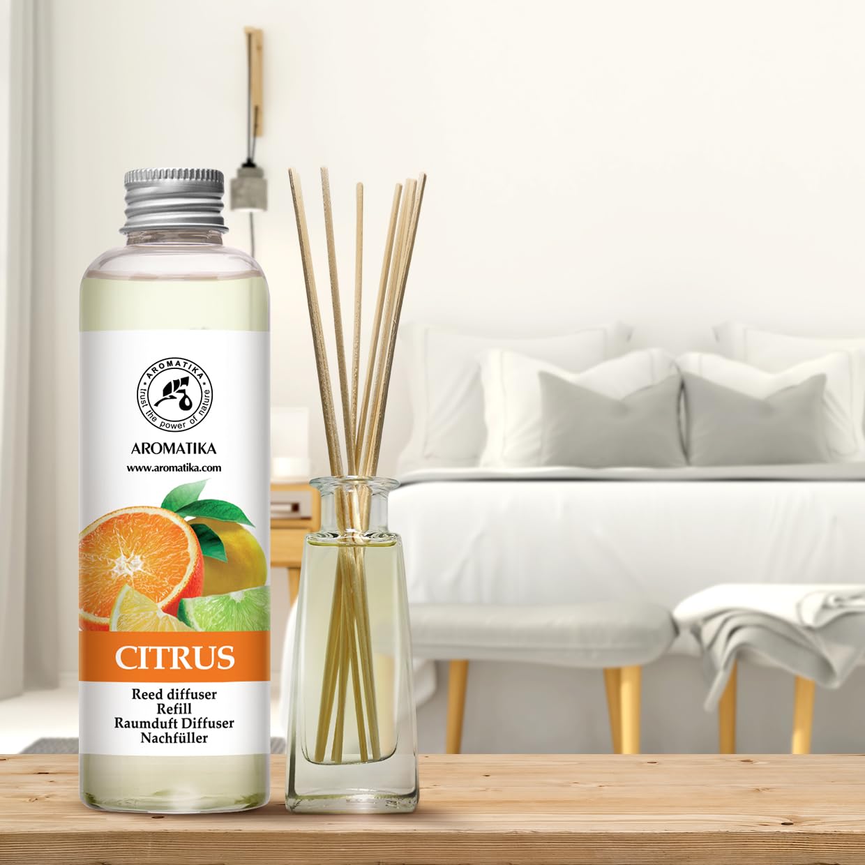 aromatika-zitrus-raumduft-nachf-ller-200ml-diffusor image 3