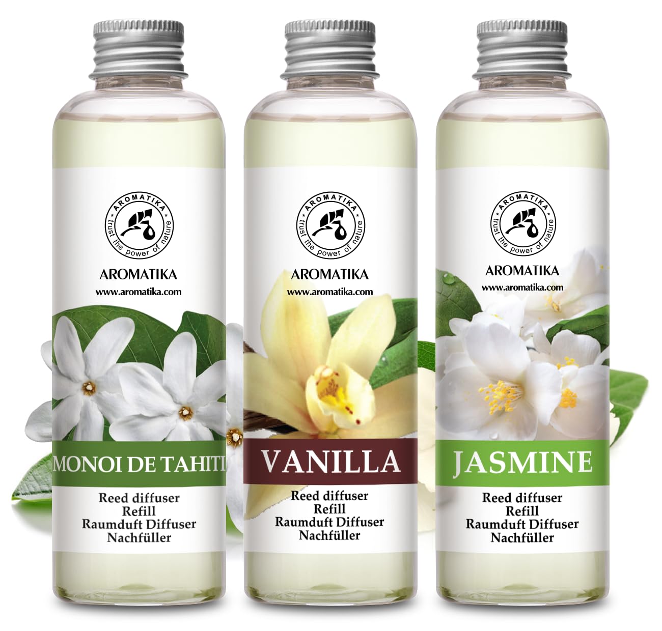 aromatika-raumduft-diffuser-nachf-ller-3x200-ml-monoi-vanille-jasmin image 2