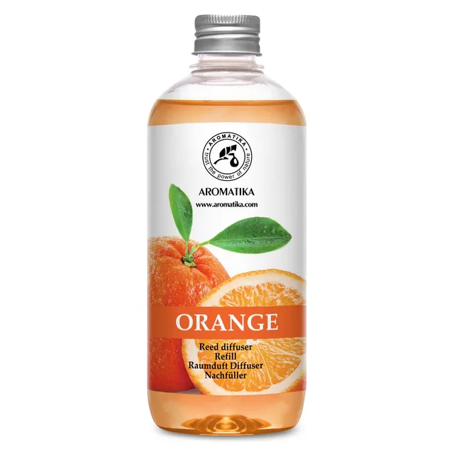 aromatika-raumduft-nachf-llung-orange-500ml-zitrus-diffusor image 1