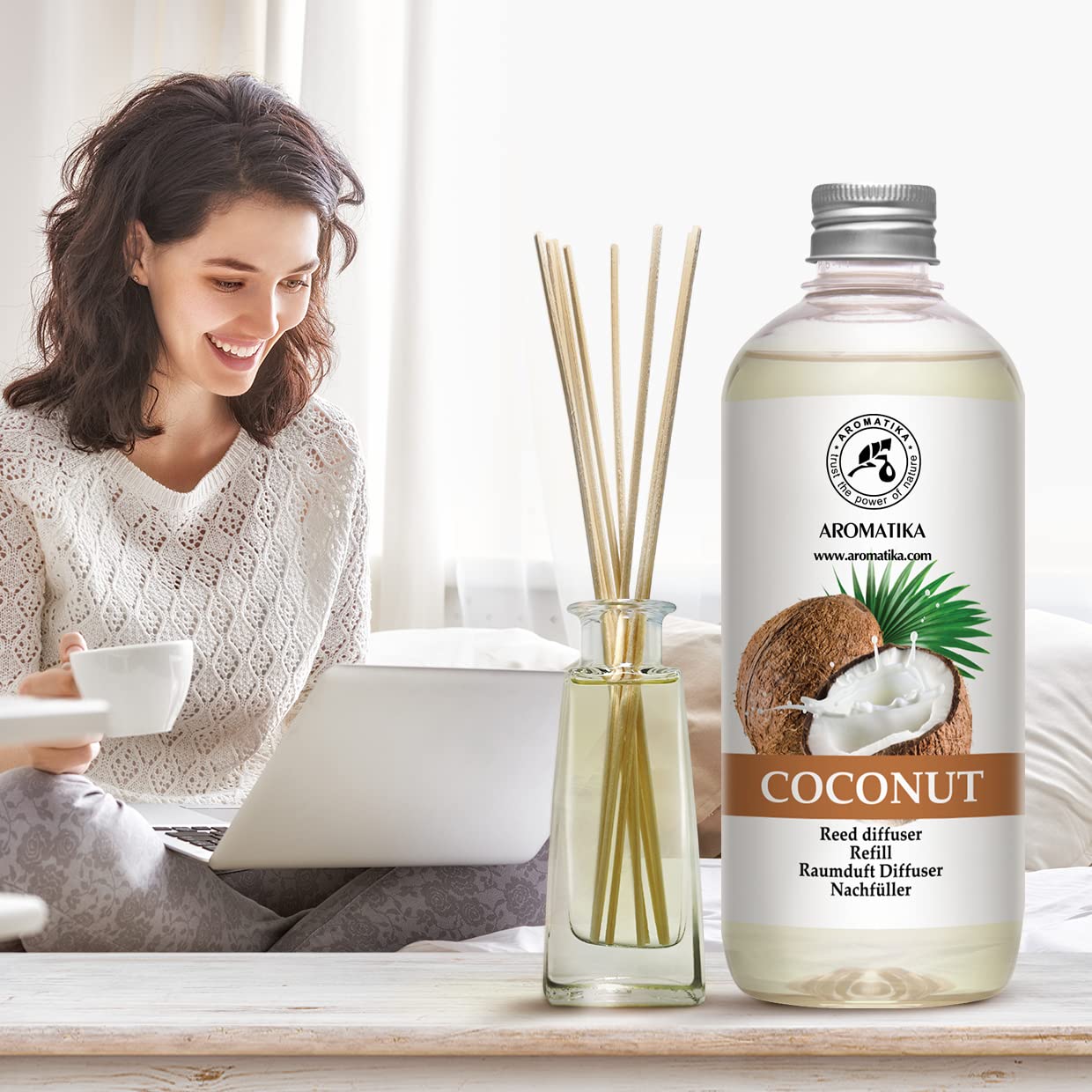 aromatika-kokos-diffusor-nachf-ller-2x500ml-refill image 6