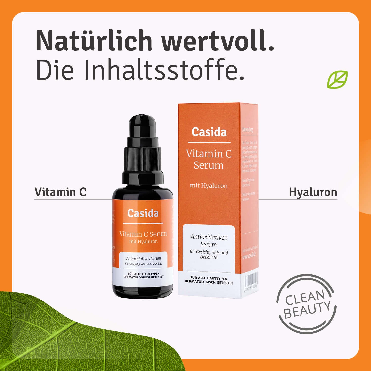 casida-vitamin-c-serum-hyaluron-gesichtsserum-glow-30ml image 2