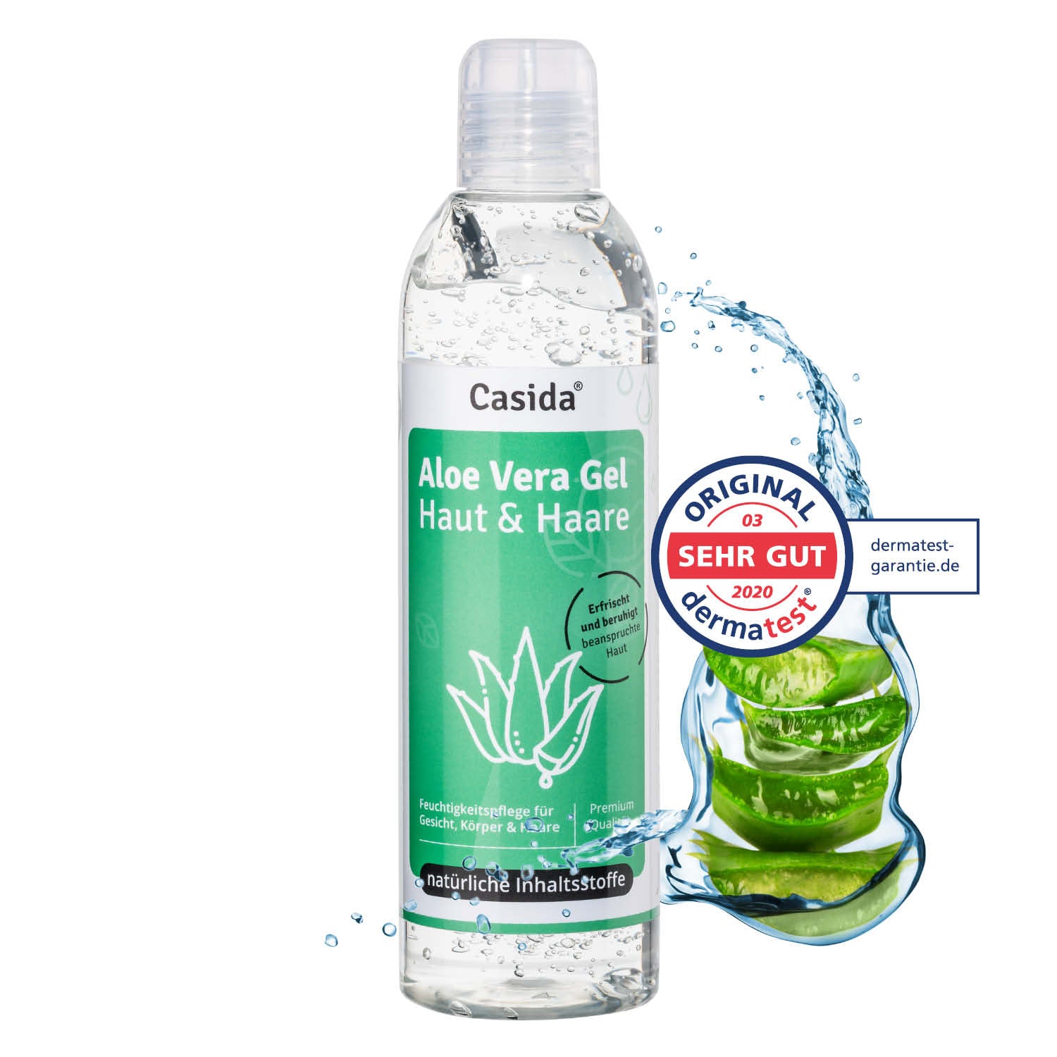 casida-aloe-vera-gel-feuchtigkeitsbooster-after-sun-gel image 1