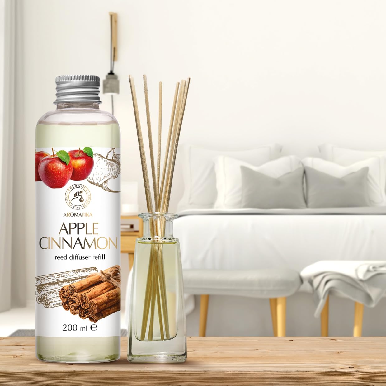 aromatika-refill-reed-diffusers-apfel-zimt-200-ml-fruchtig image 2