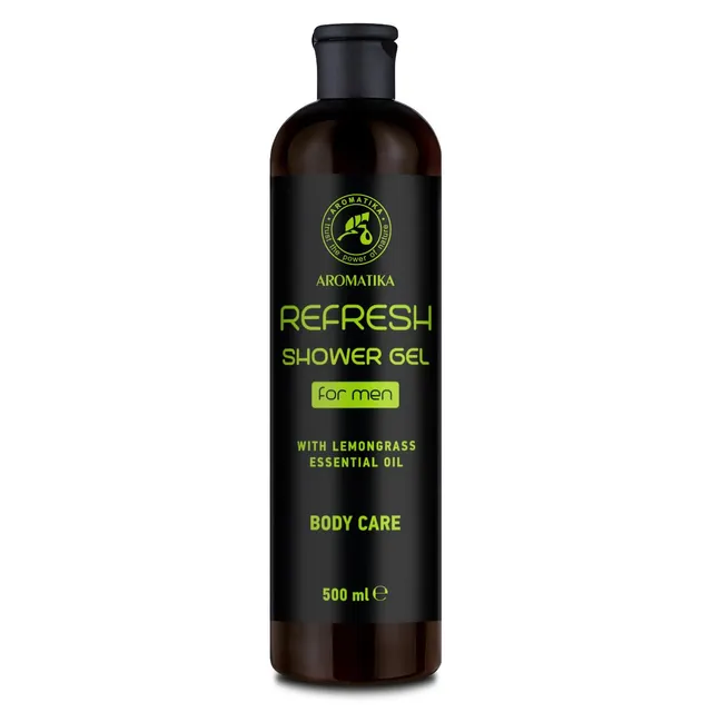 aromatika-duschgel-m-nner-refresh-500-ml-zitronengras image 1