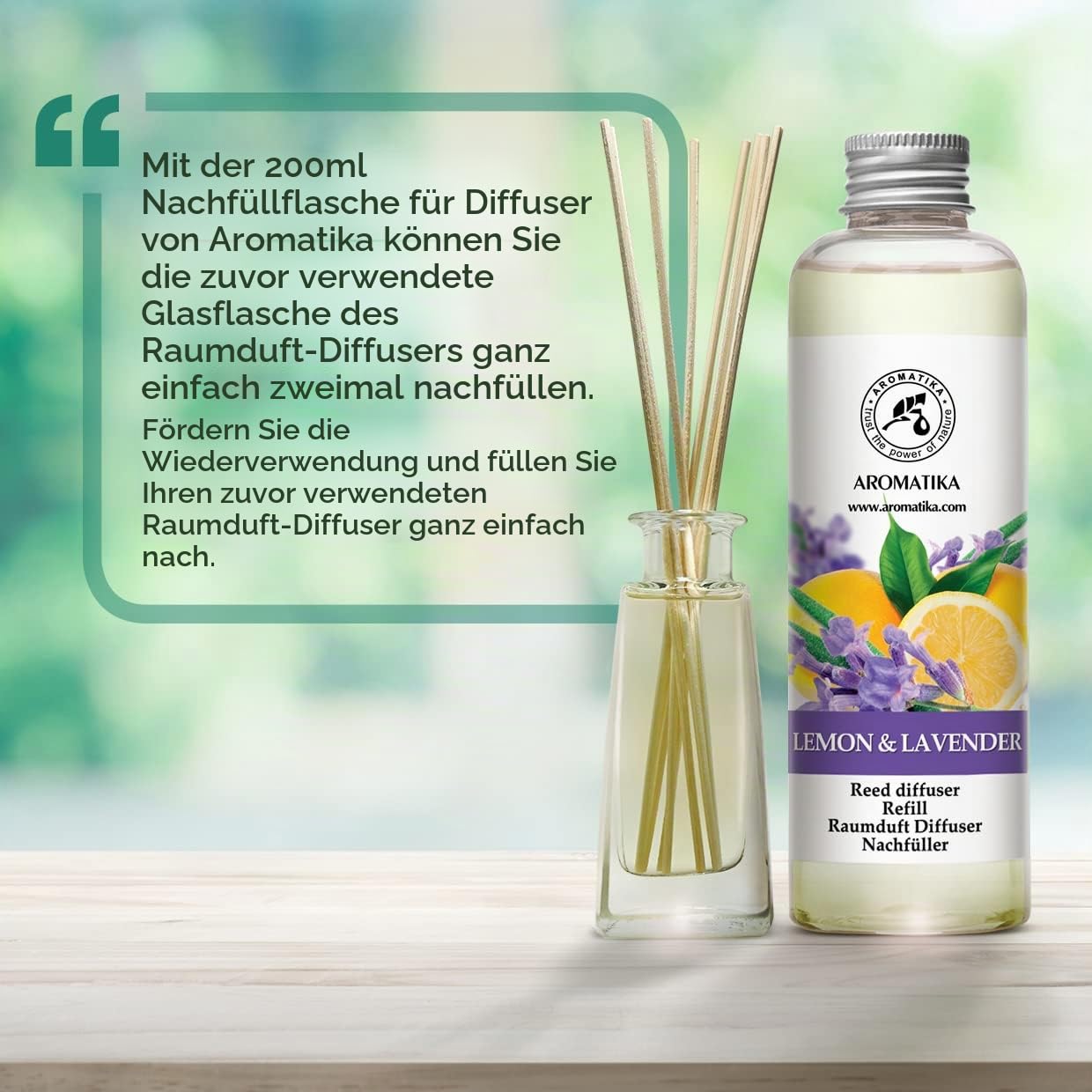 aromatika-refill-reed-diffuser-zitrone-lavendel-200-ml-nachf-ller image 6