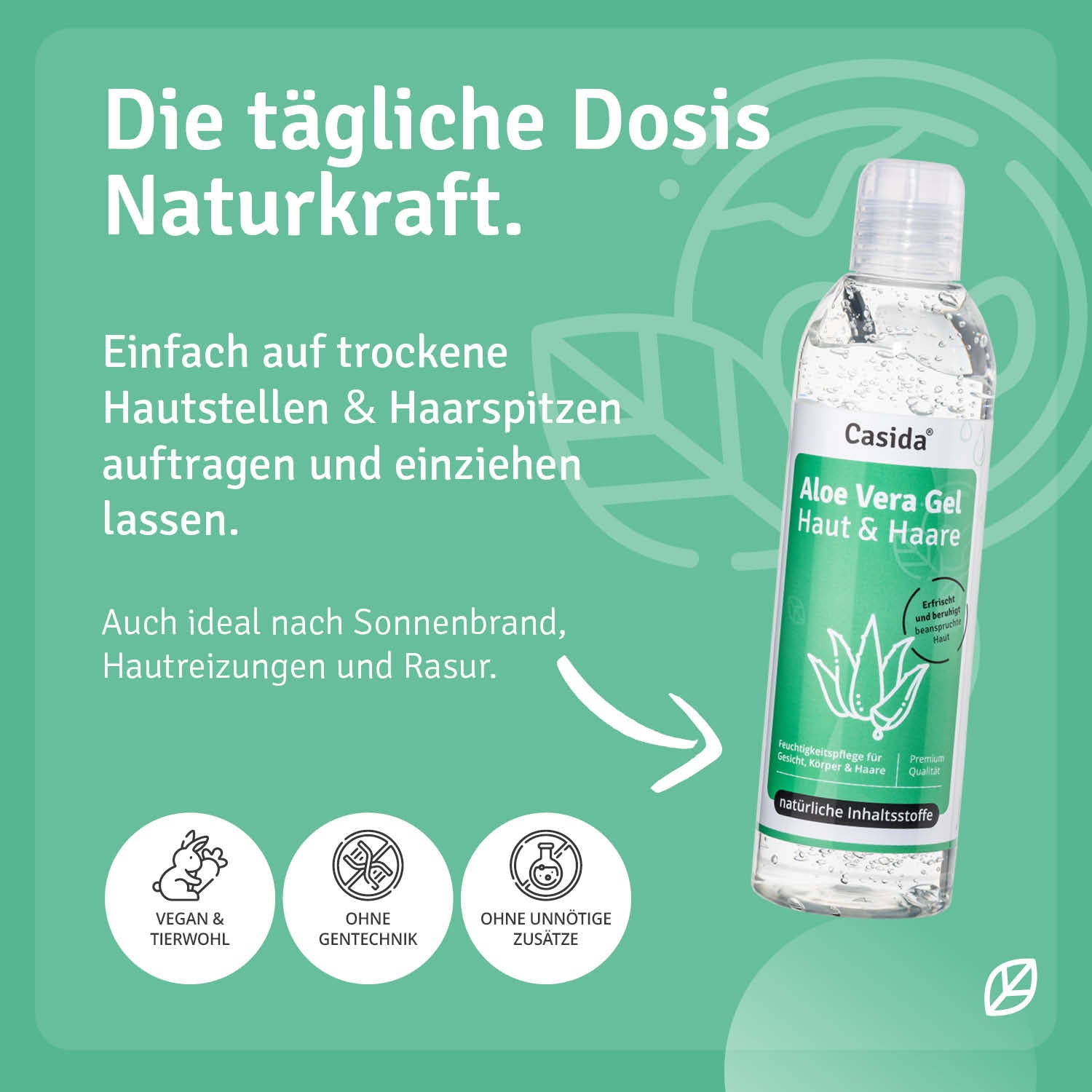 casida-aloe-vera-gel-feuchtigkeitsbooster-after-sun-gel image 4