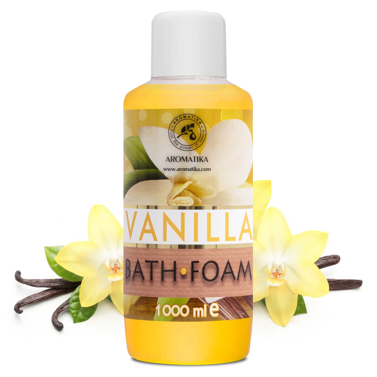aromatika-badeschaum-vanille-1000-ml-schaumbad-vanilleduft image 2