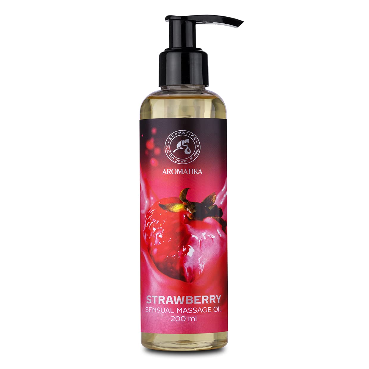 aromatika-erdbeere-massage-l-200-ml-mit-mandel-l-traubenkern-l image 1