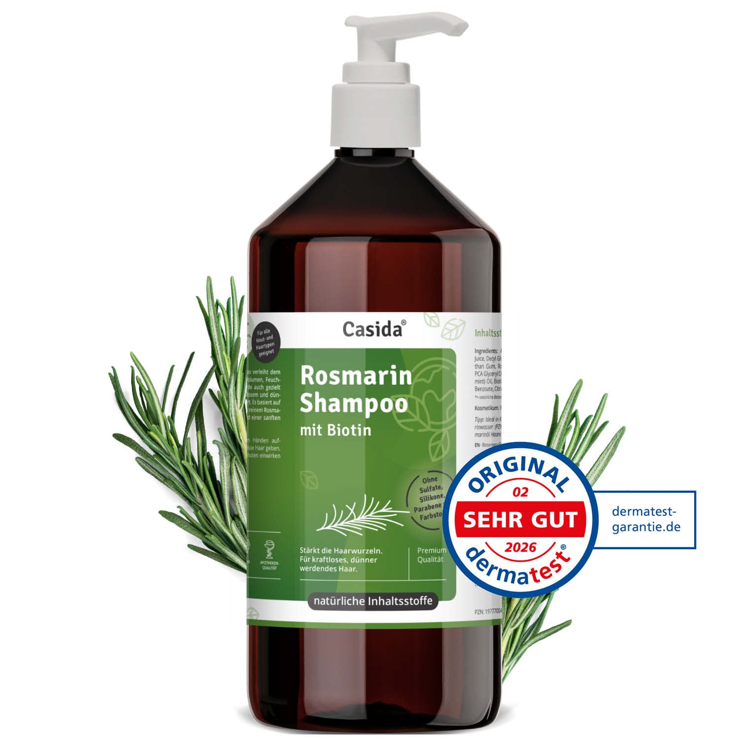 casida-rosmarin-shampoo-mit-biotin-kr-ftigend-200-ml image 2