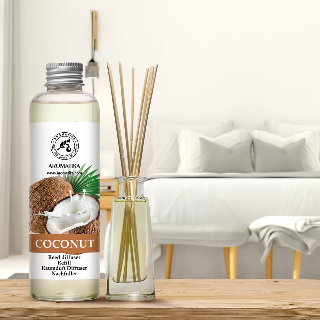 aromatika-raumduft-nachf-llflasche-kokos-200ml-diffusor image 3