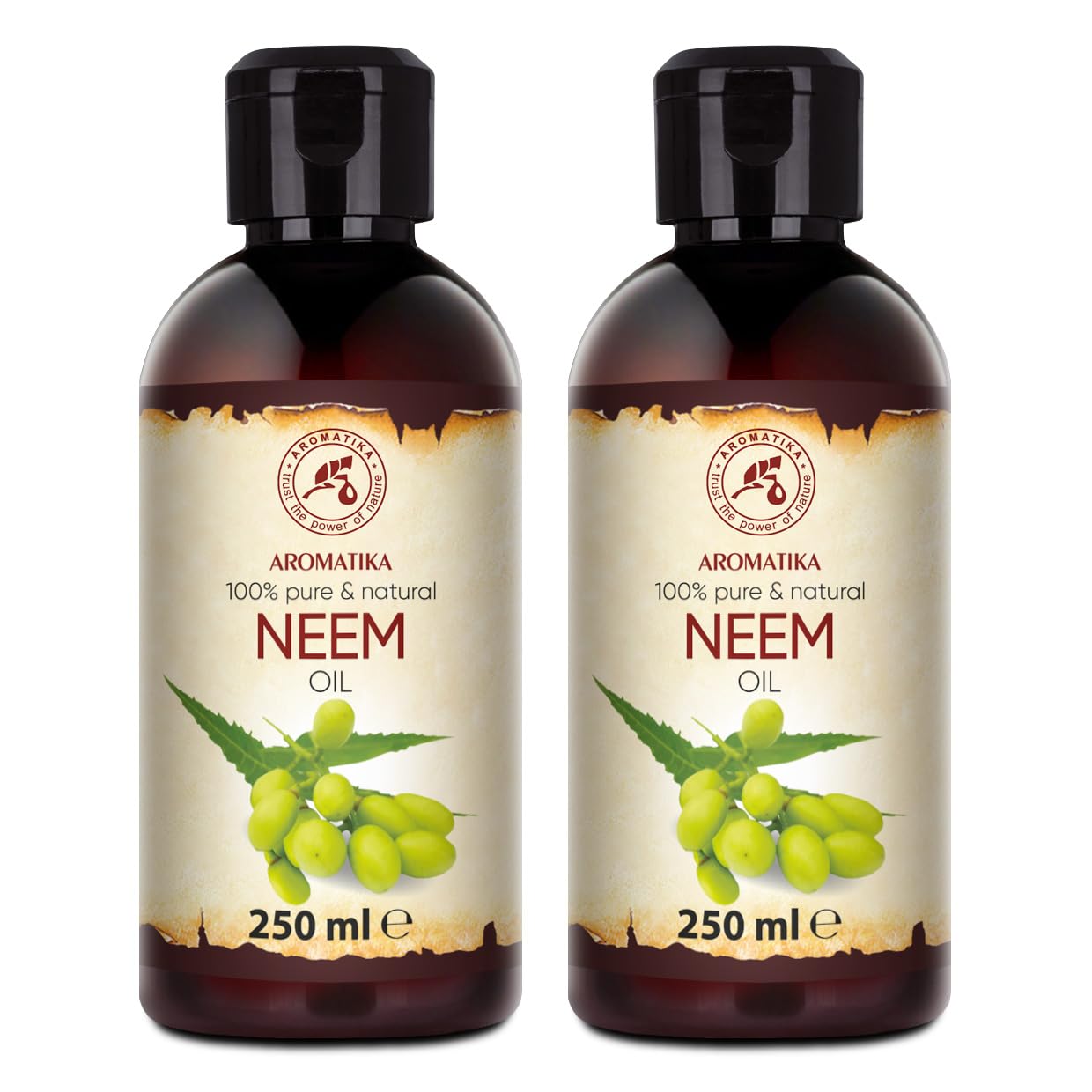 aromatika-carrier-oils-neem-l-2x250-ml-kaltgepresst image 1