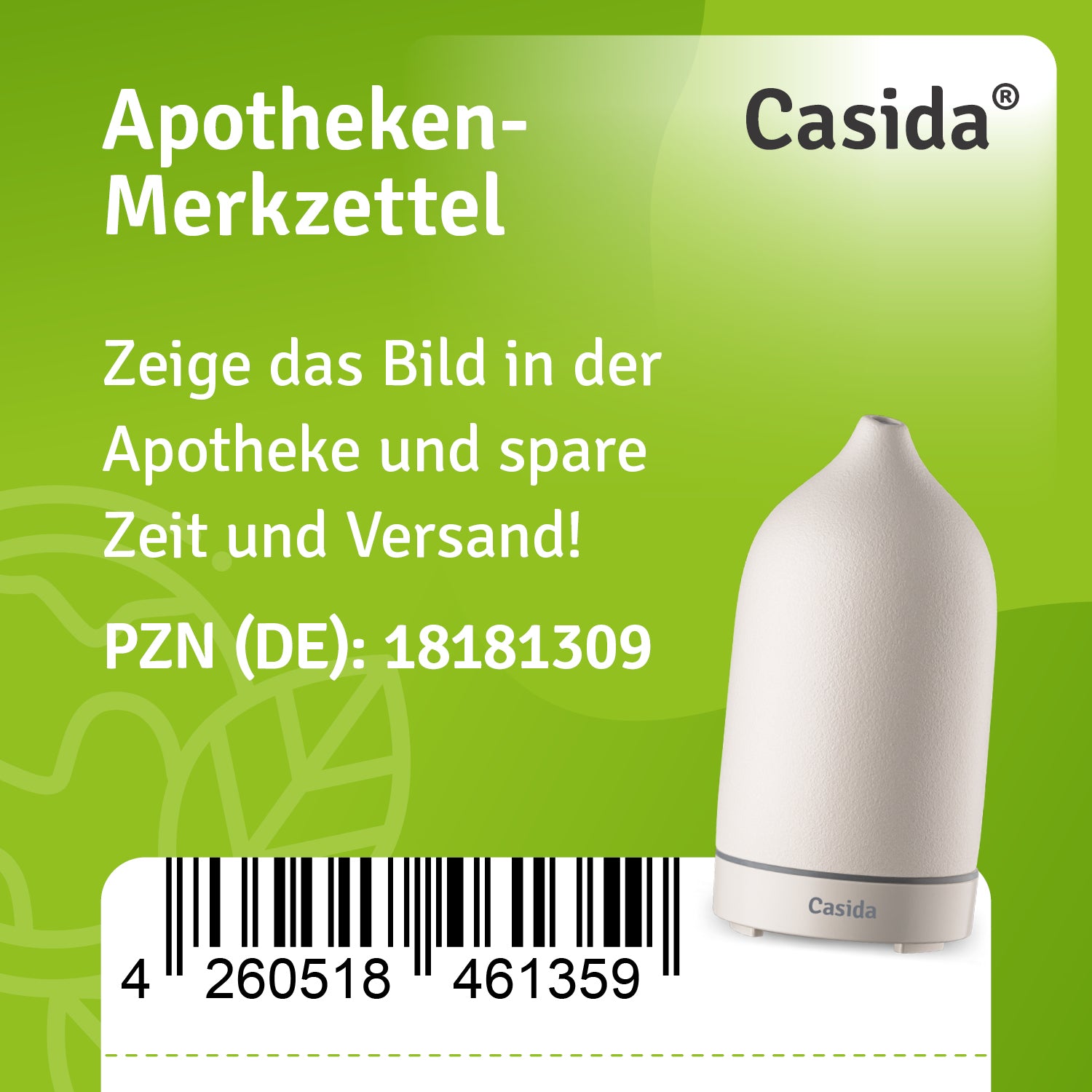 casida-aroma-diffuser-keramik-diffuser-wei-120-ml-led-ultraschall image 2