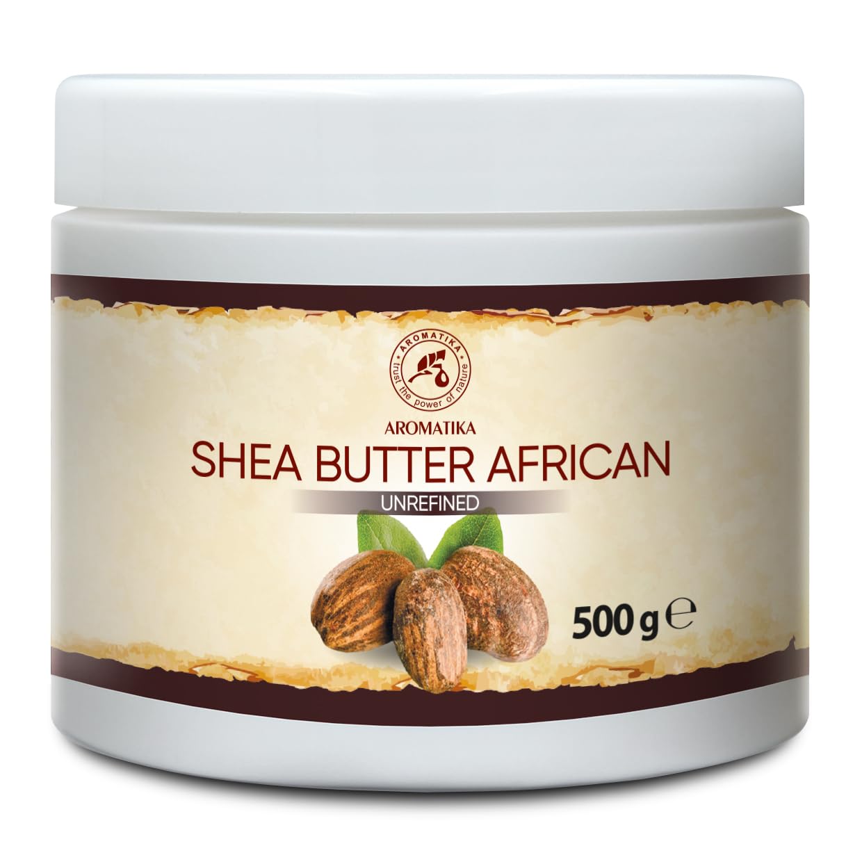aromatika-shea-butter-k-rperbutter-500g-unraffiniert image 1