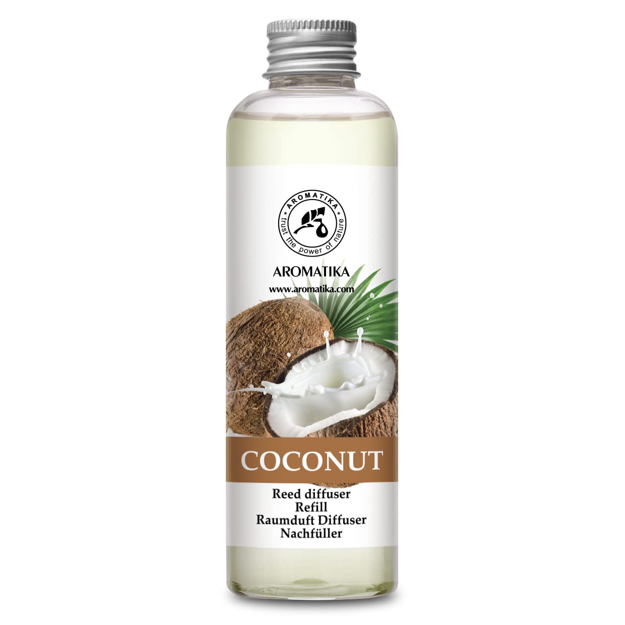 aromatika-raumduft-nachf-llflasche-kokos-200ml-diffusor image 1